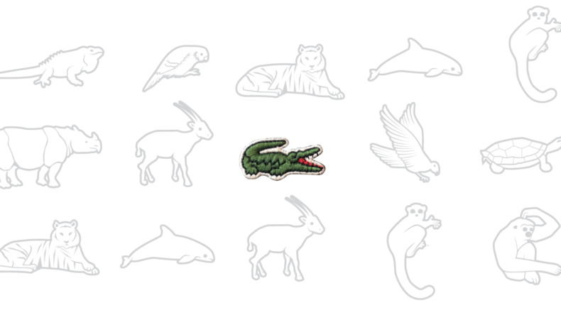 Lacoste new online animal logos