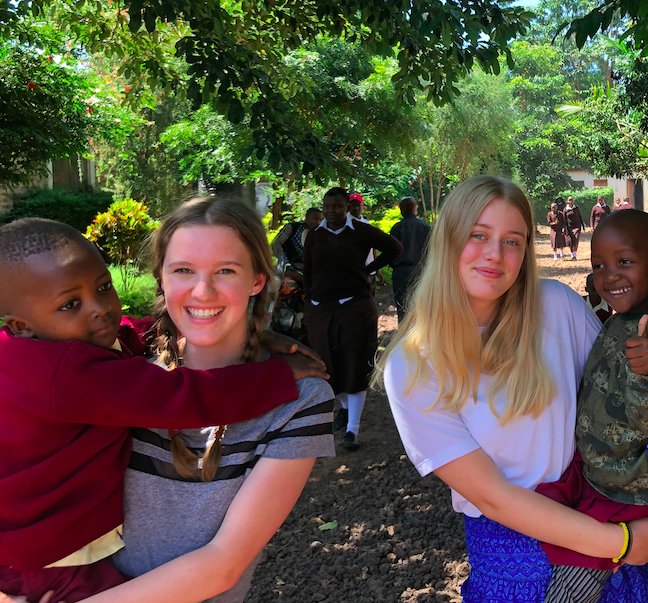 Meeting with the kindergarten children at Watu school in Tanzania