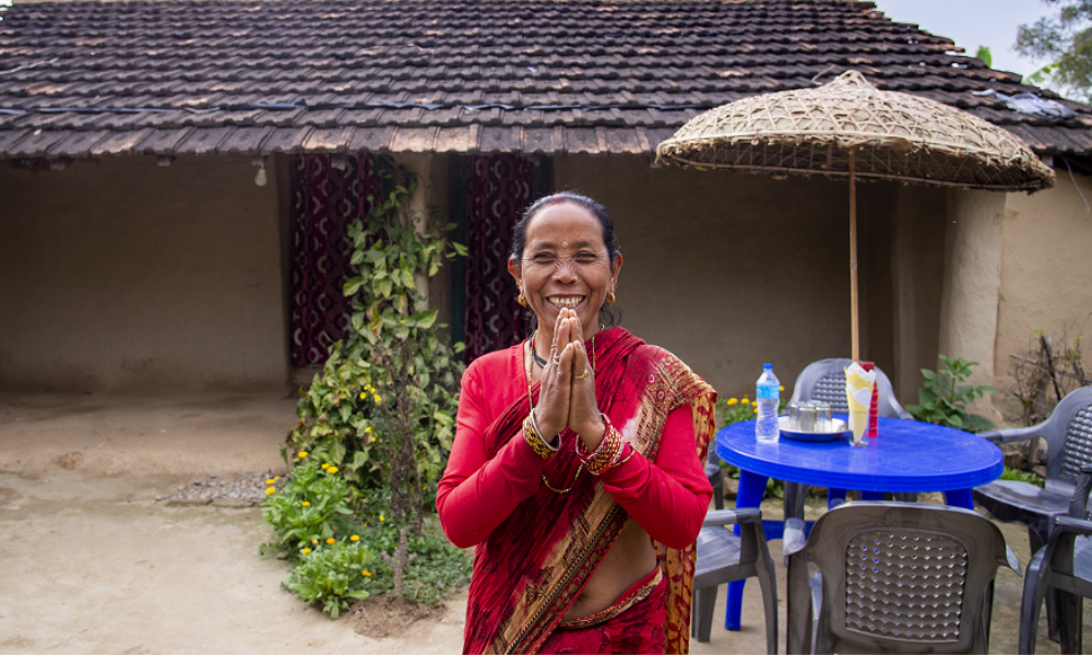 Woman in Nepal